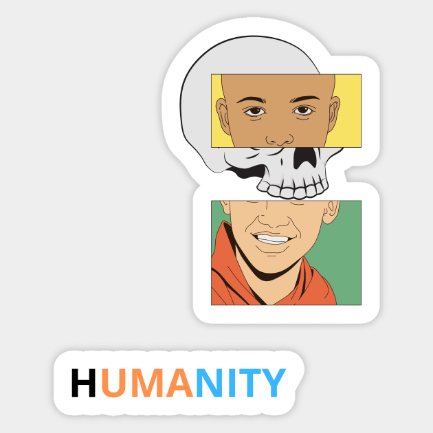 HUMANITY Sticker by wide xstreet